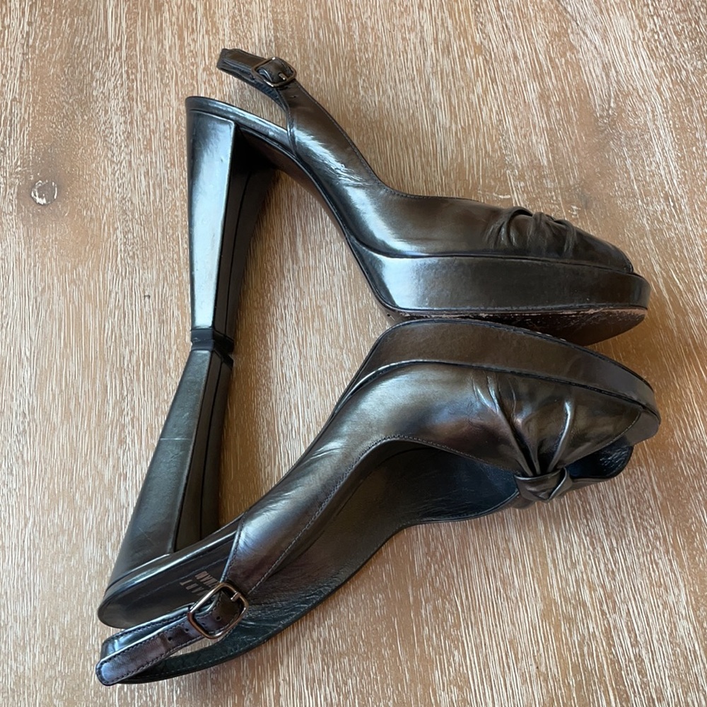 Stuart Weitzman Open Toe Twist Size 8 - image 8